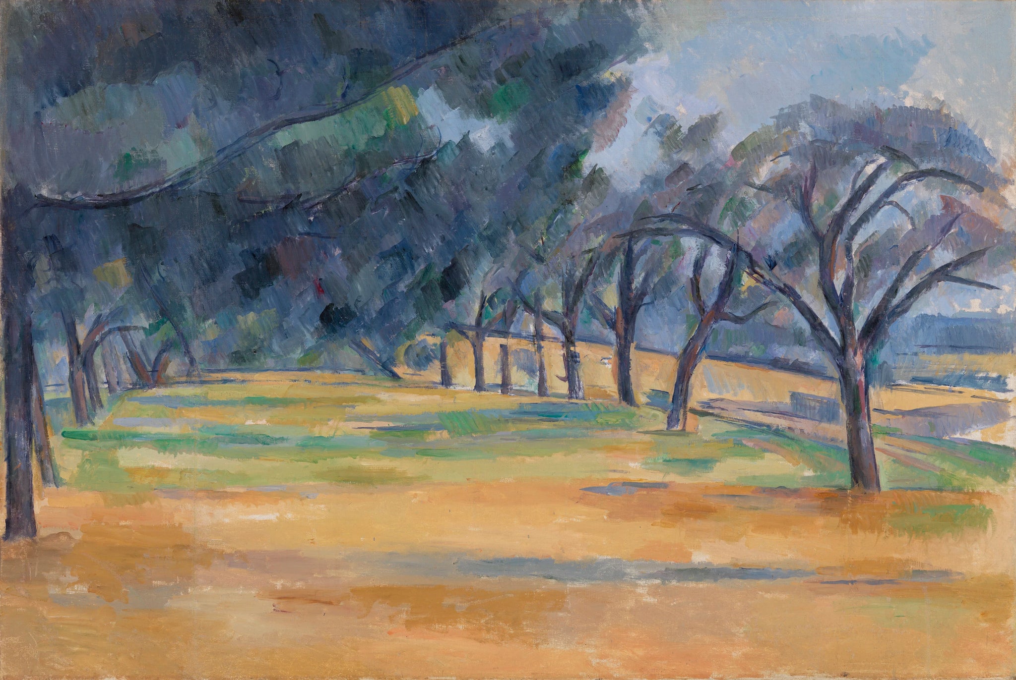 L’Allée de Marines, 1898, Paul Cézanne, Barnes Foundation – reproduction peinture à l’huile sur toile