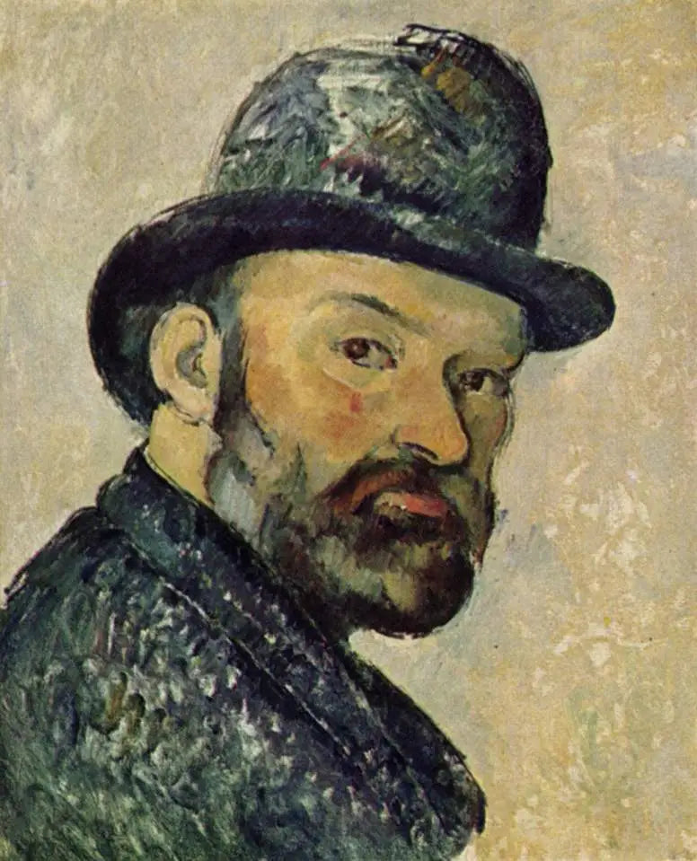 Cézanne mit Melone, Skizze - Paul Cézanne
