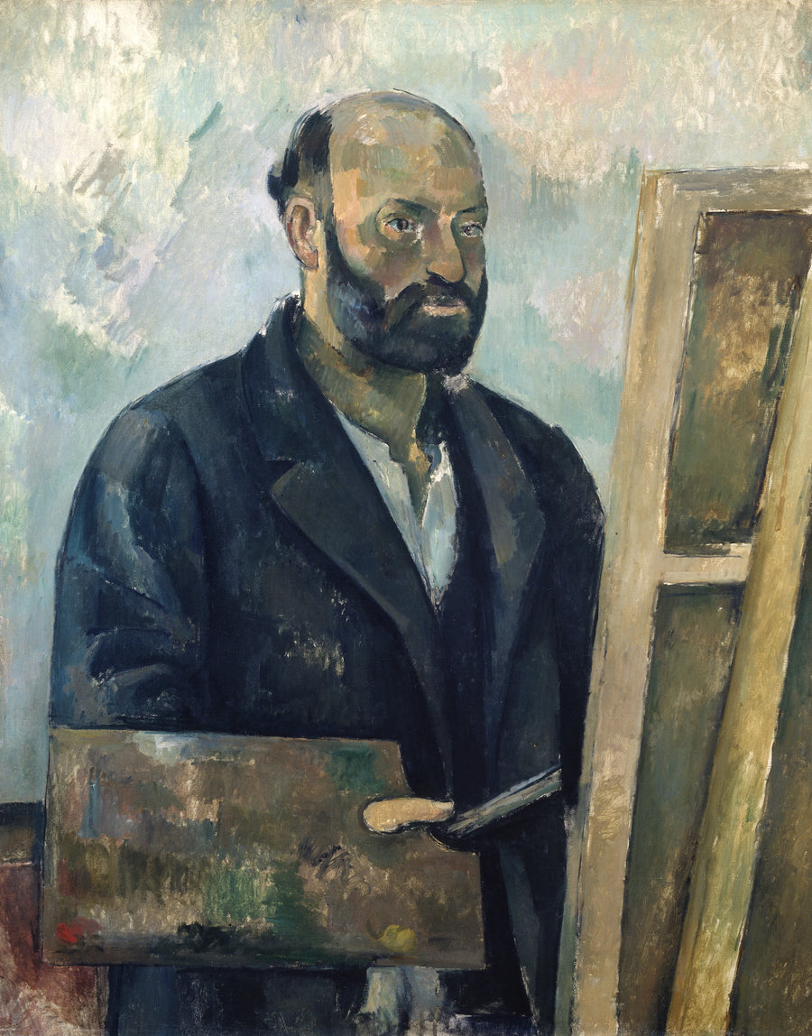 Selbstbildnis mit Palette - Paul Cézanne