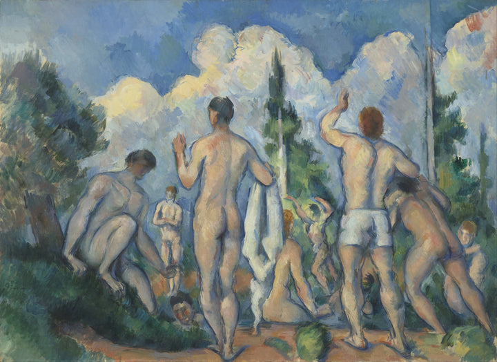 Badegäste, etwa 1890 - Paul Cézanne