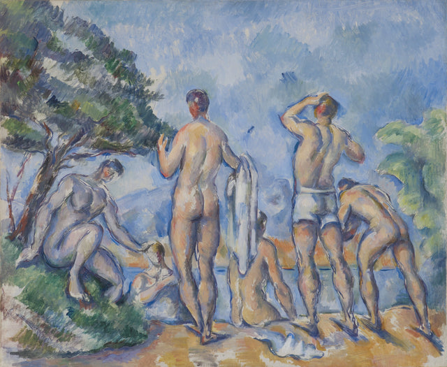 Badegäste, 1890 -1892 - Paul Cézanne