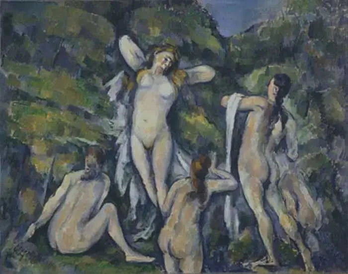 Die Badenden - Paul Cézanne