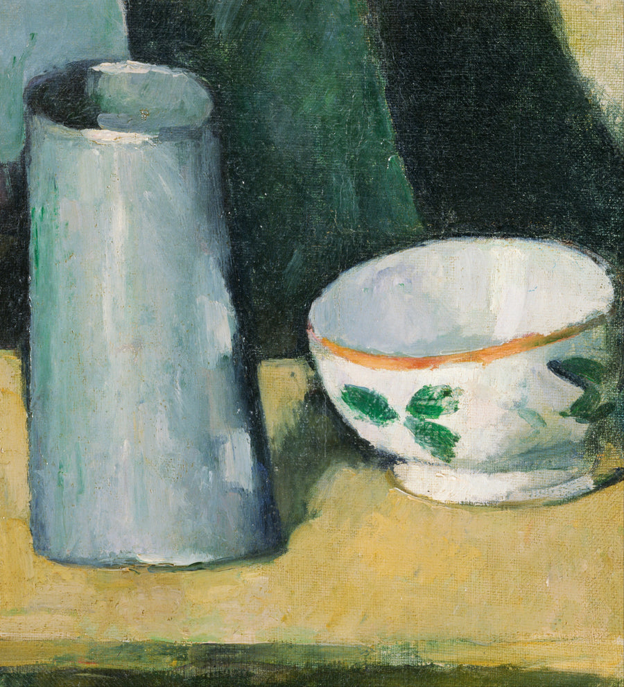 Schale und Milchkanne - Paul Cézanne