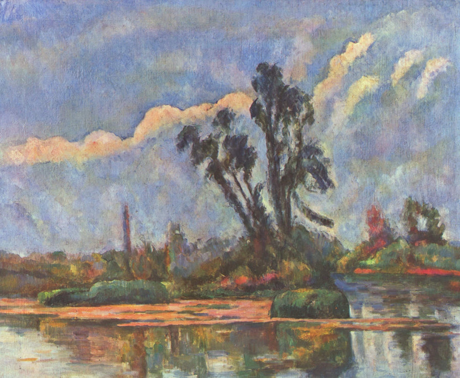 Ufer der Oise - Paul Cézanne