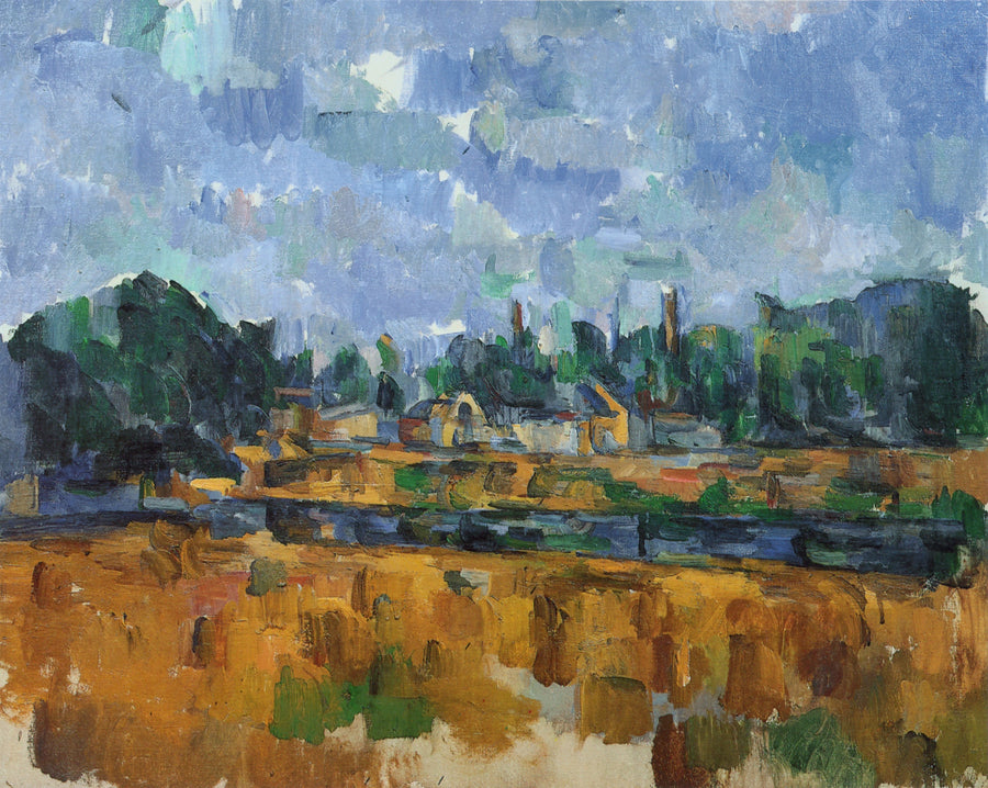 Ufer eines Flusses - Paul Cézanne