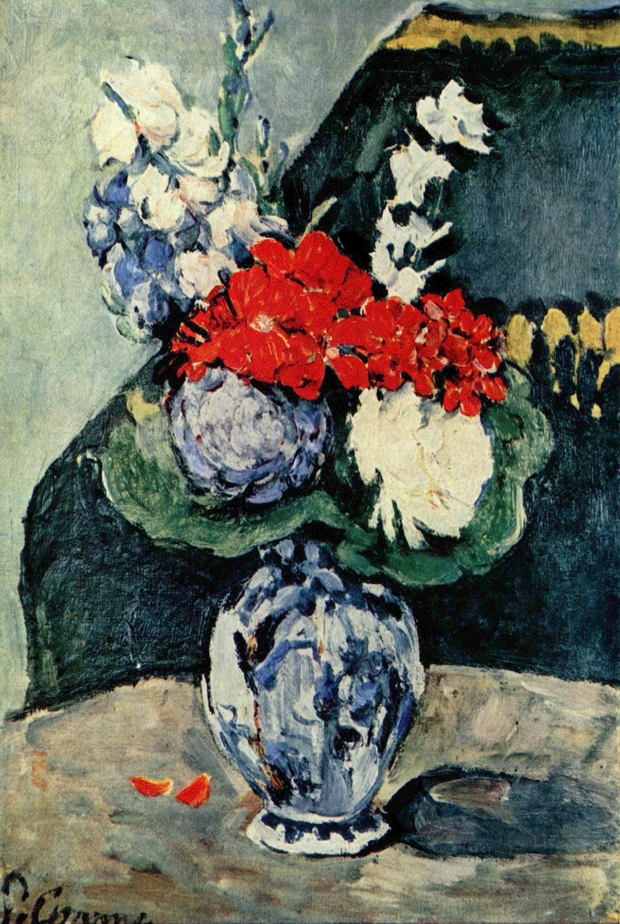 Blumenstrauß im kleinen Delft - Paul Cézanne