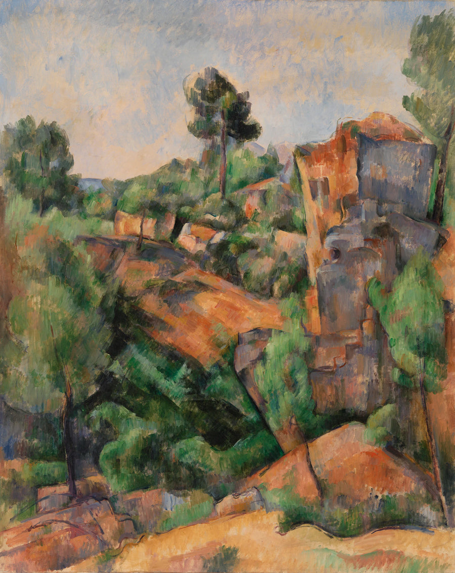 Die Steinbruch von Bibémus - Paul Cézanne