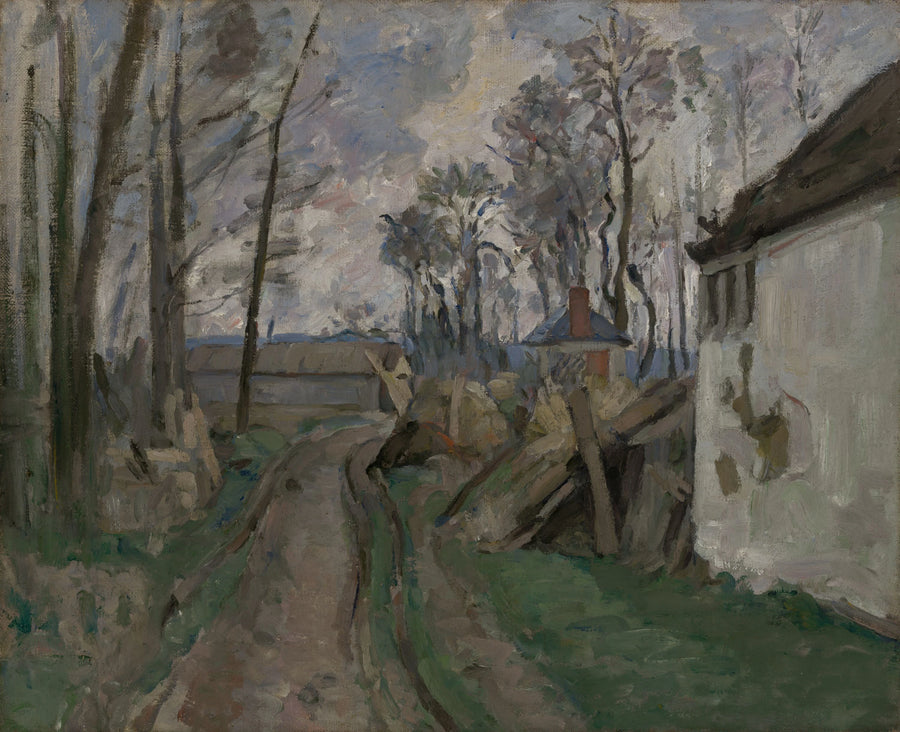 Der Weg zum Dorf - Paul Cézanne
