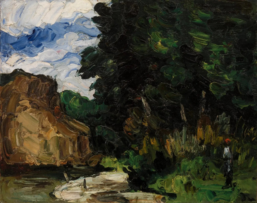 Flussufer - Paul Cézanne