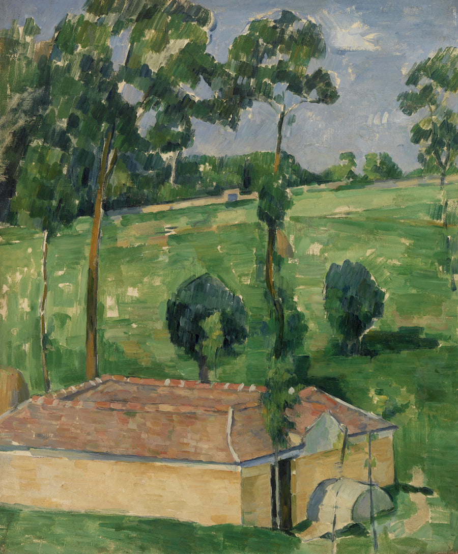 Die Wasserleitung - Paul Cézanne