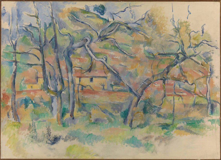 La Bastide La Durane in der Ebene von Valcros I - Paul Cézanne