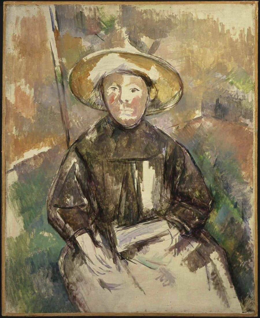 Kind mit einem Strohhut - Paul Cézanne