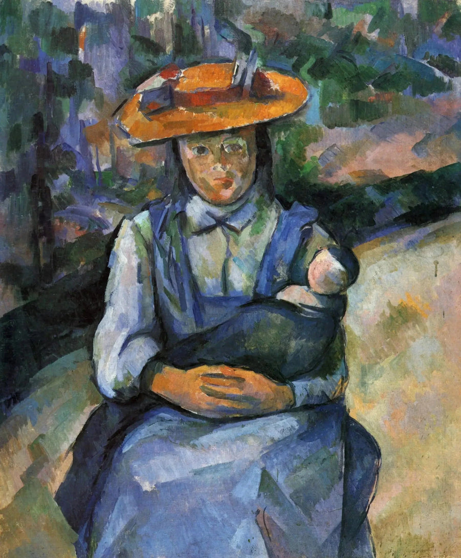 Mädchen mit Puppe - Paul Cézanne