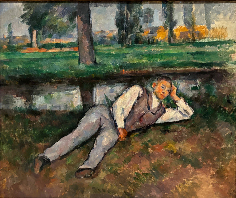 Liegender Junge - Paul Cézanne