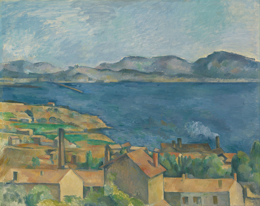 Der Golf von Marseille gesehen von l'Estaque - Paul Cézanne