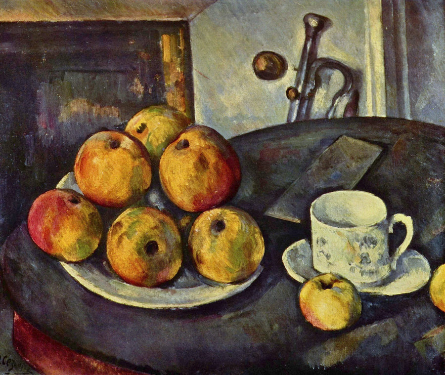 Die großen Äpfel - Paul Cézanne