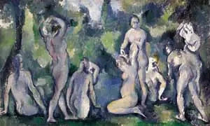 Gruppe von Badenden - Paul Cézanne