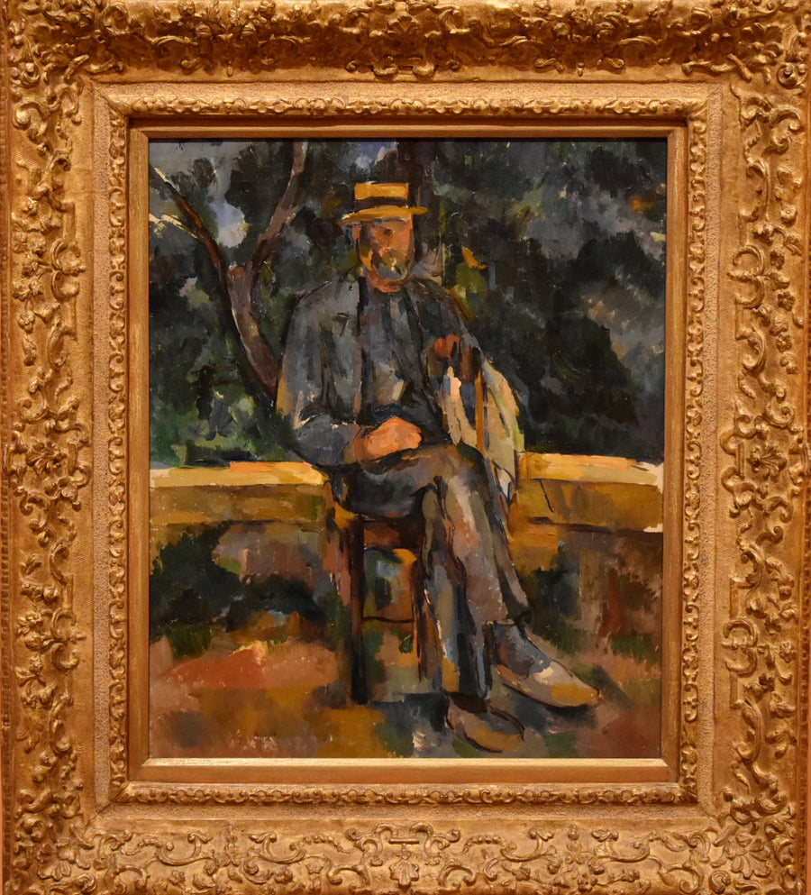 Sitzender Mann - Paul Cézanne