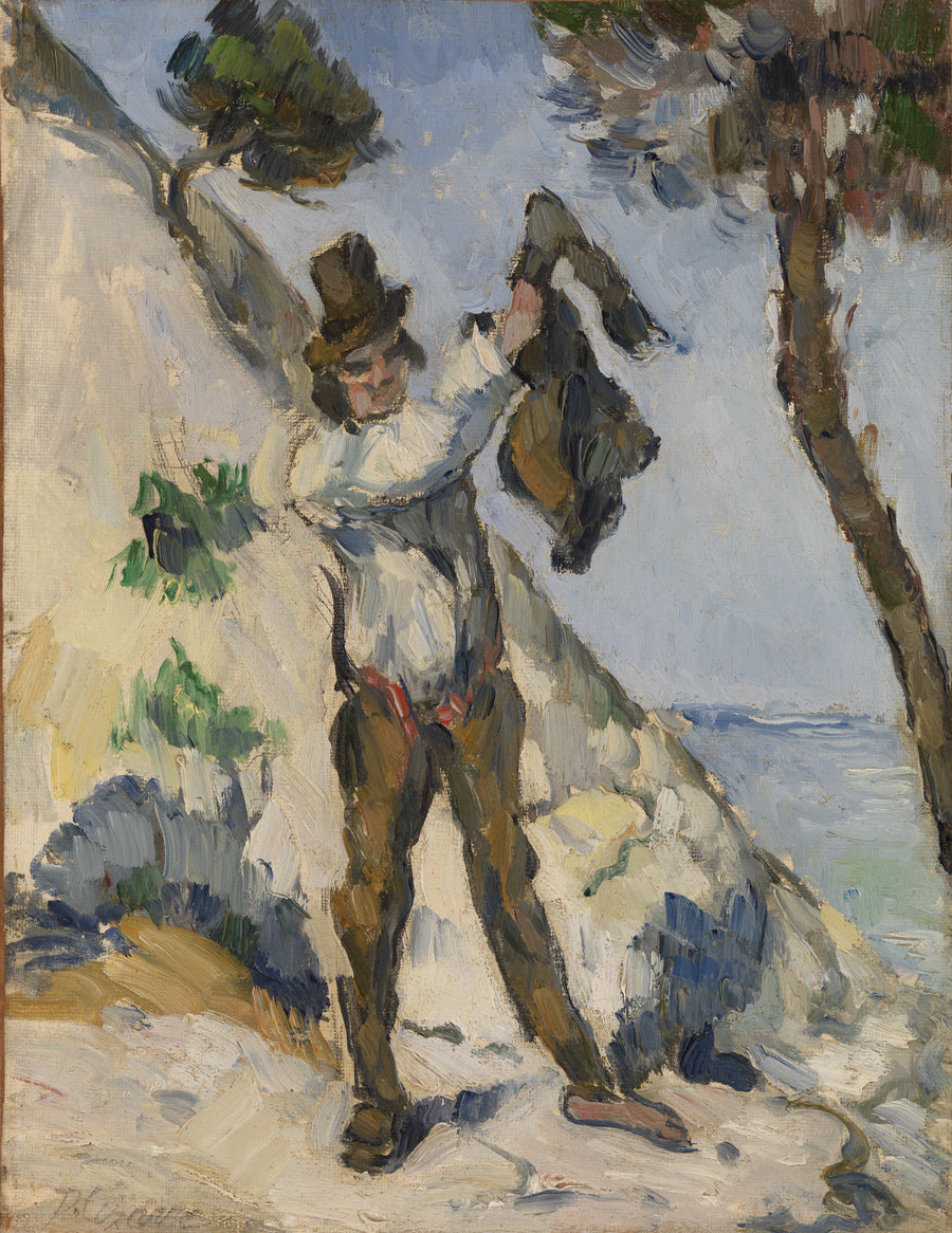 Der Mann mit der Jacke - Paul Cézanne