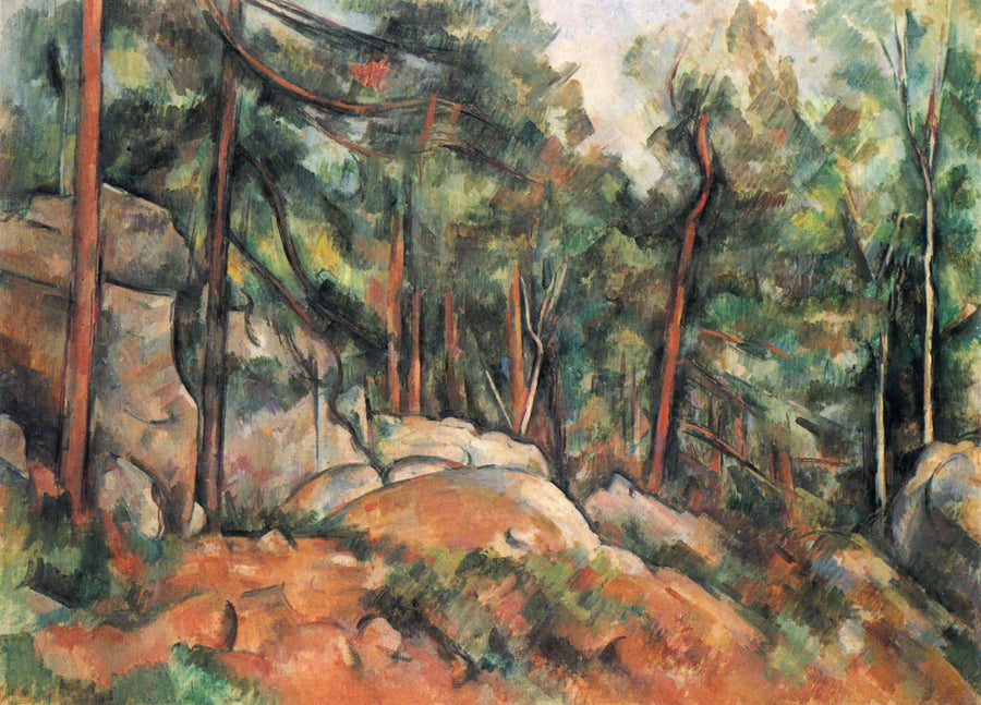 Waldinterieur - Paul Cézanne