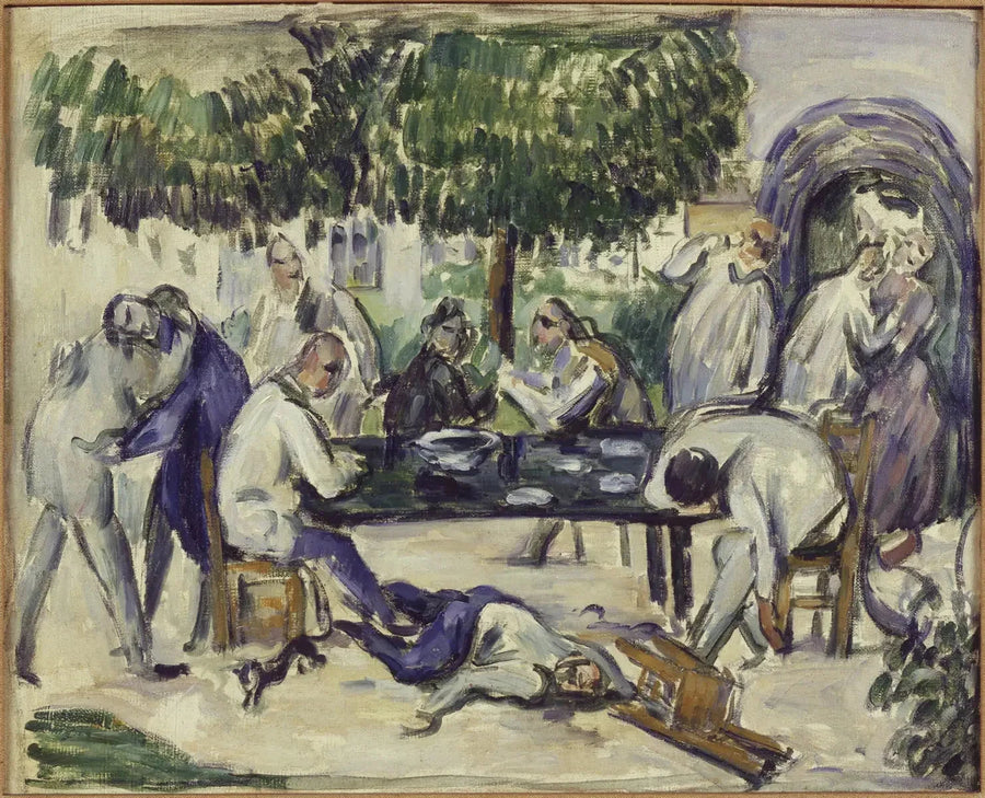 Die Trinker - Paul Cézanne