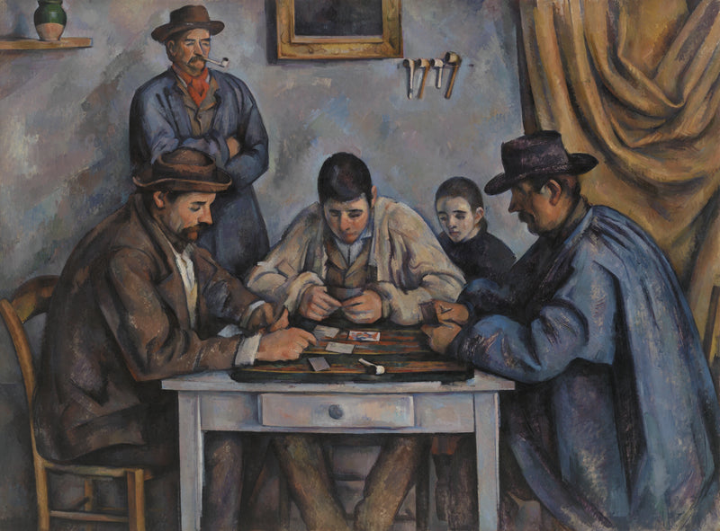 Die Kartenspieler - Paul Cézanne