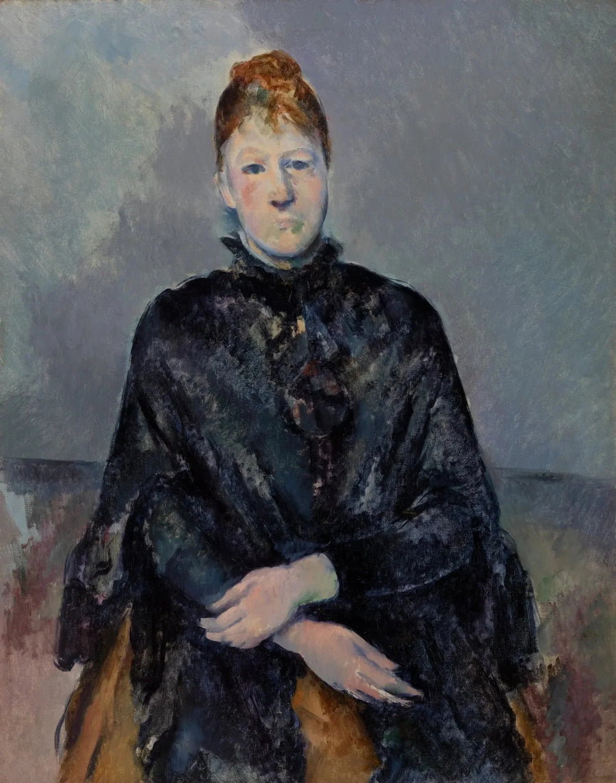 Porträt von Madame Cézanne - Paul Cézanne