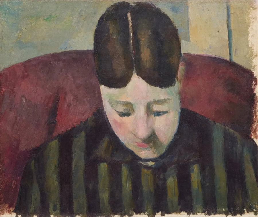Porträt von Madame Cézanne - Paul Cézanne