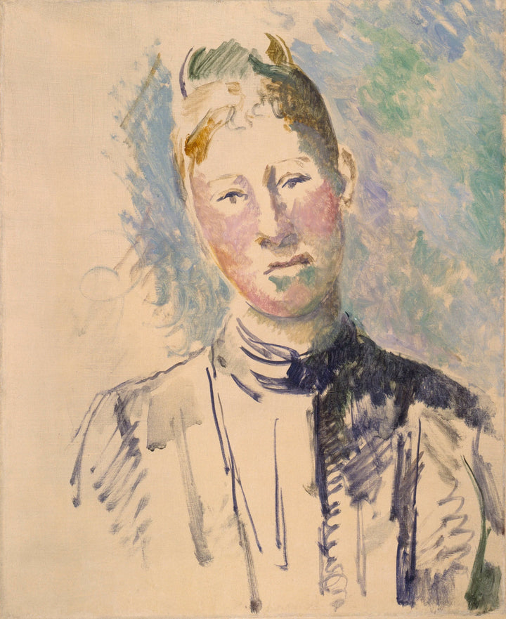 Madame Cezanne, ca. 1885-1887-- Paul Cézanne