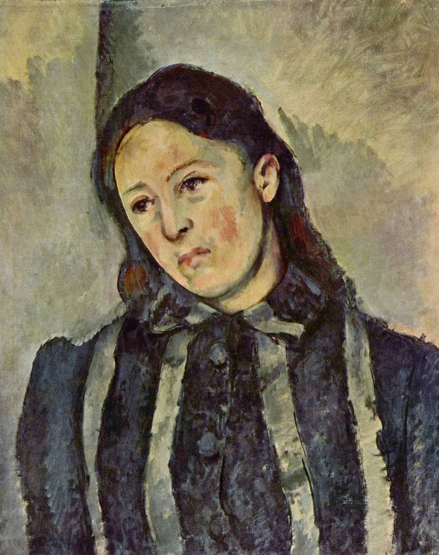 Frau Cézanne mit offenen Haaren - Paul Cézanne