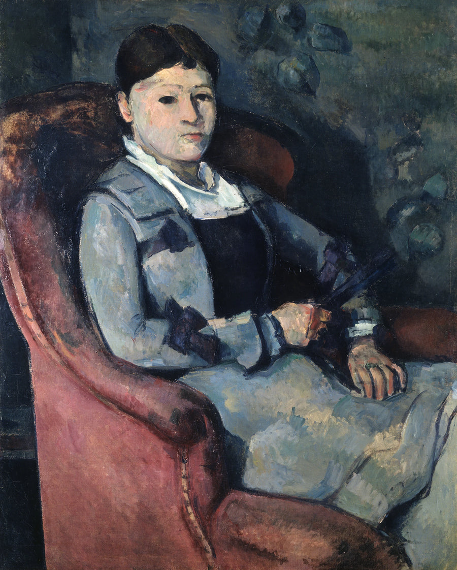 Frau Cézanne mit dem Fächer - Paul Cézanne