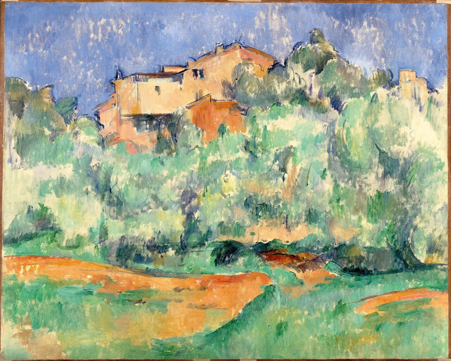 Maison de Bellevue und Taubenschlag - Paul Cézanne