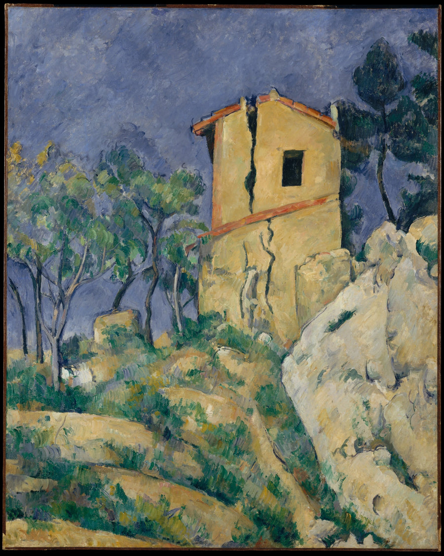 Das Rissige Haus - Paul Cézanne