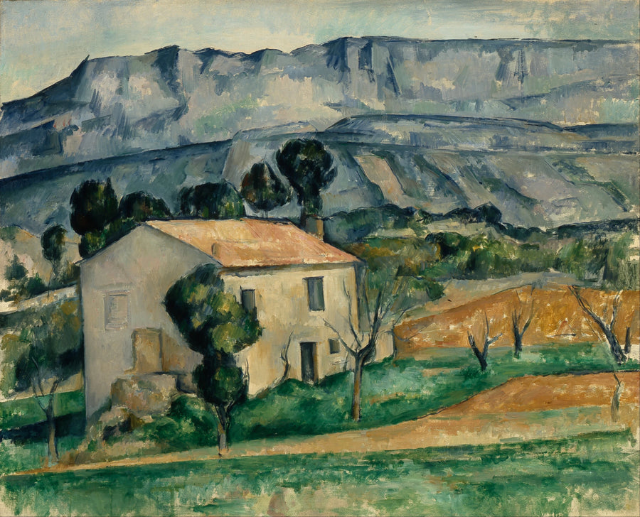 Haus vor der Sainte-Victoire bei Gardanne - Paul Cézanne