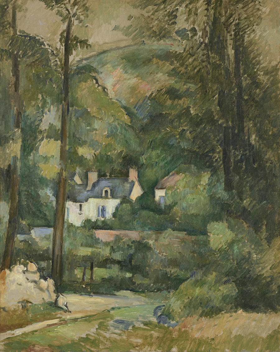 Häuser im Chou, in Pontoise - Paul Cézanne