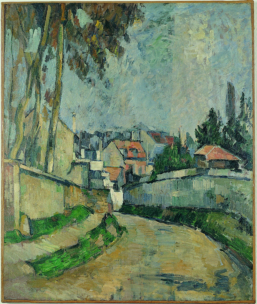 Häuser am Straßenrand II - Paul Cézanne
