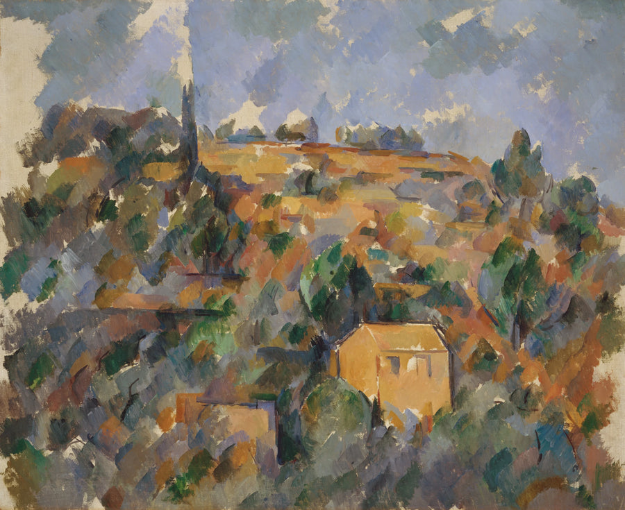 Häuser auf dem Hügel, Provence - Paul Cézanne