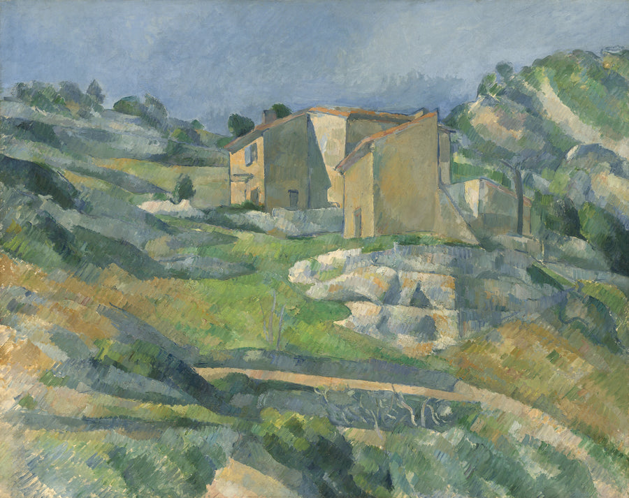 Häuser in der Provence: Das Tal von Riaux bei l'Estaque - Paul Cézanne