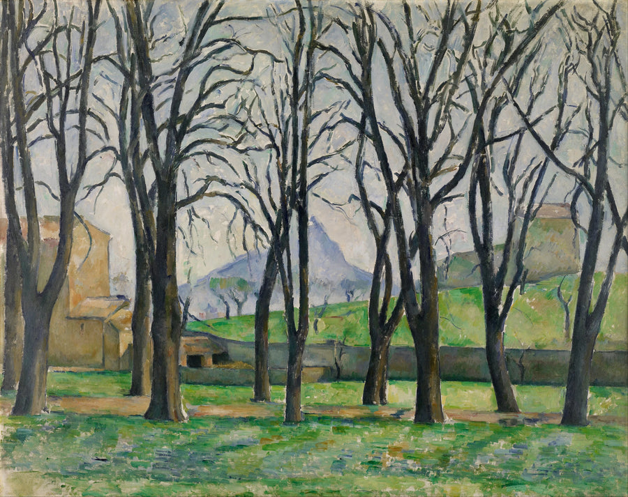 Die Kastanienbäume des Jas de Bouffan im Winter - Paul Cézanne