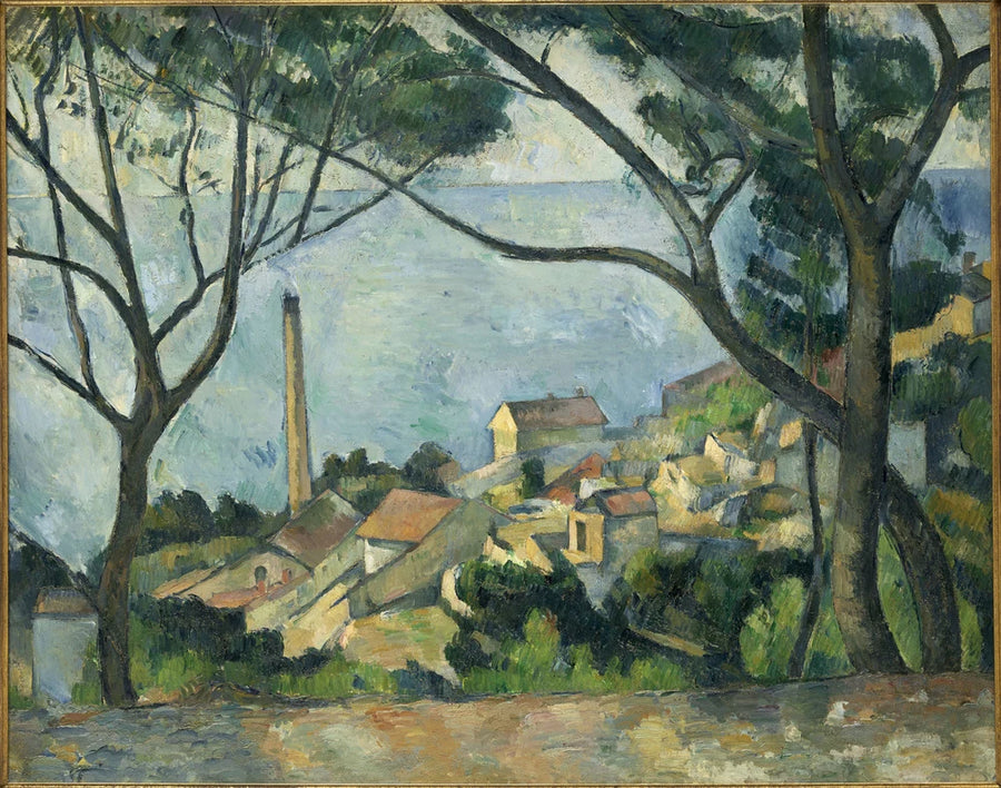 Das Meer in L'Estaque - Paul Cézanne