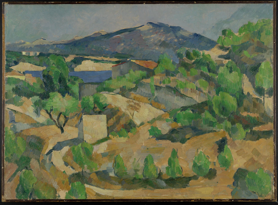 Der Staudamm von François Zola - Paul Cézanne