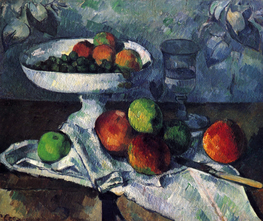 Stillleben mit Obstschale - Paul Cézanne