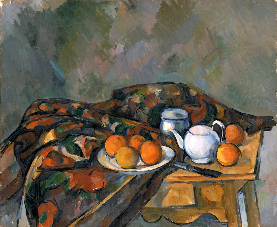Stillleben mit Teekanne - Paul Cézanne