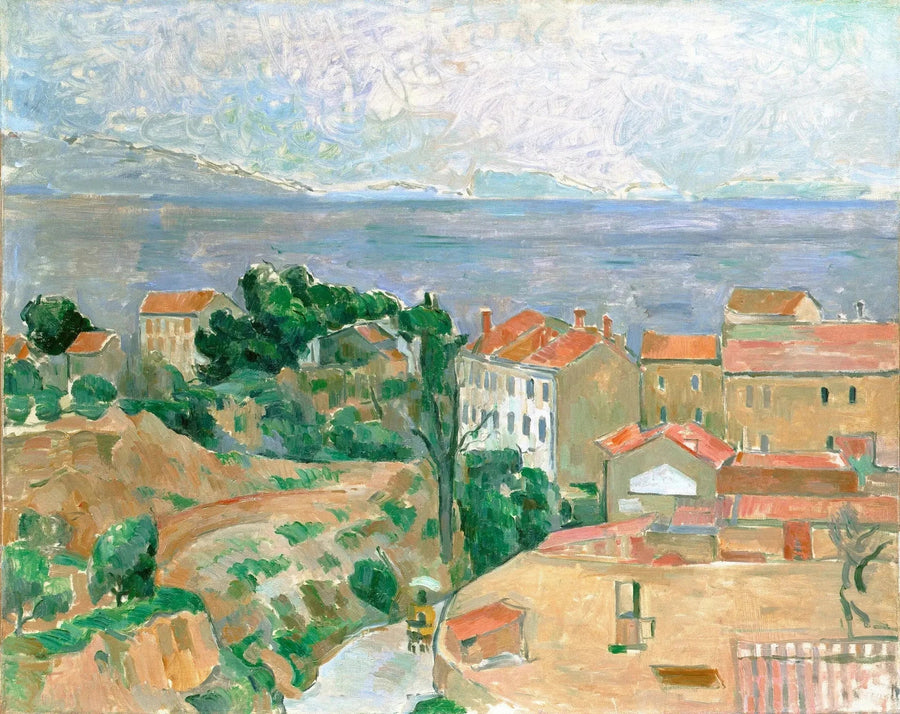 Blick auf L'Estaque - Paul Cézanne