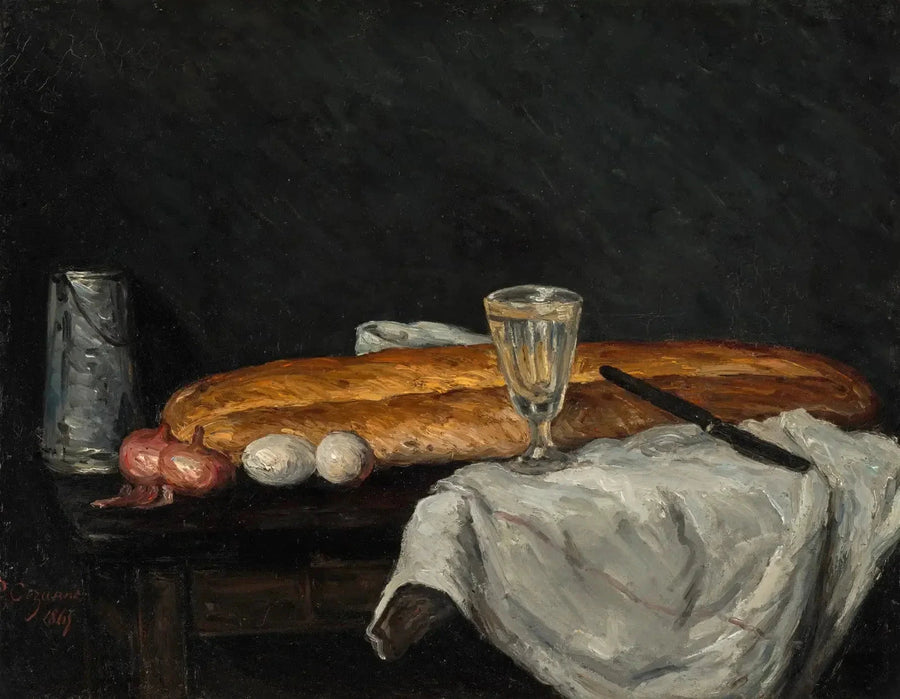 Das Brot und die Eier - Paul Cézanne