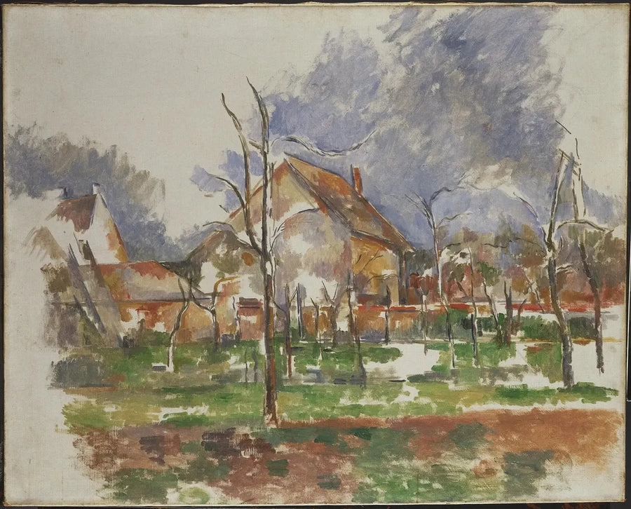 Winterlandschaft (Giverny) - Paul Cézanne