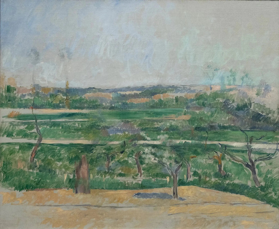 Landschaft in Aix-en-Provence - Paul Cézanne