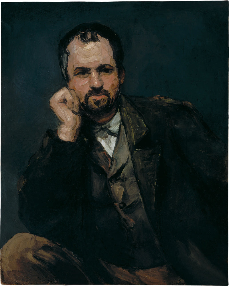 Porträt eines Mannes - Paul Cézanne