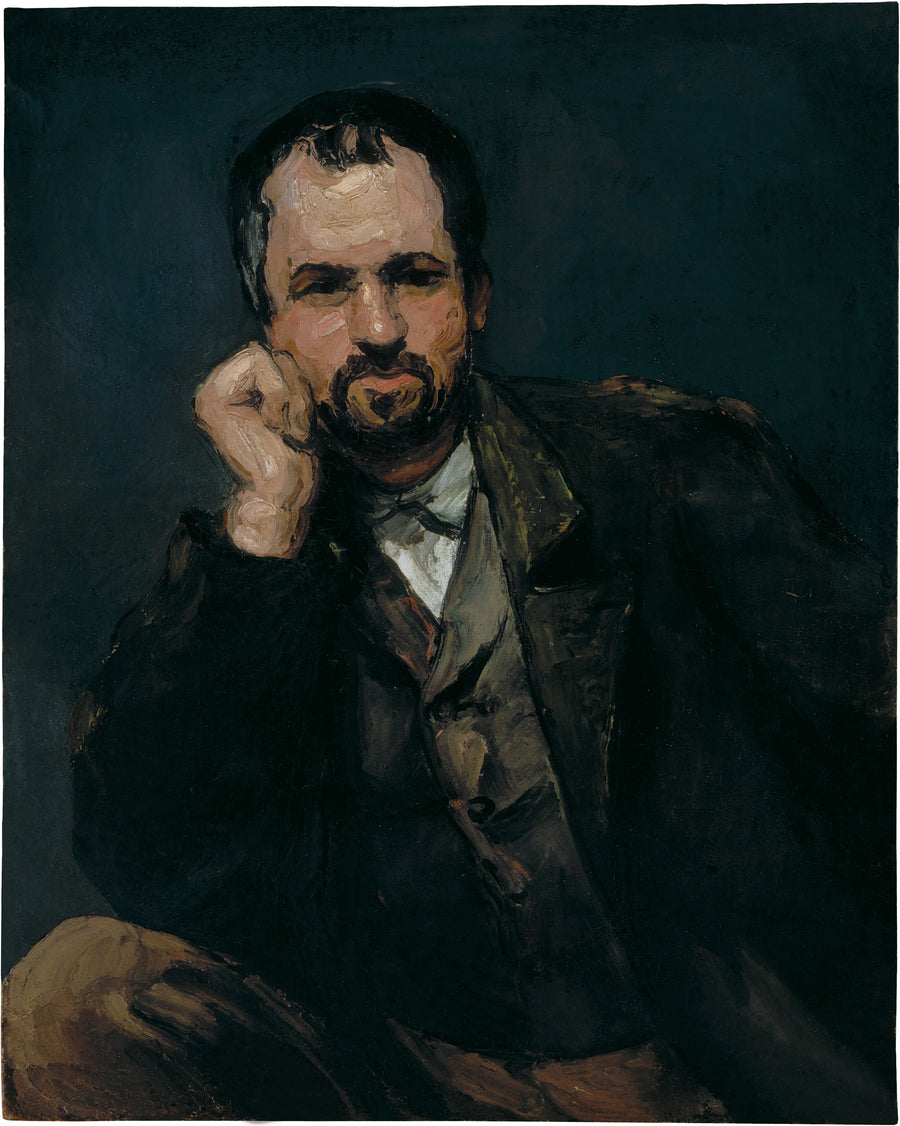Porträt eines Mannes - Paul Cézanne