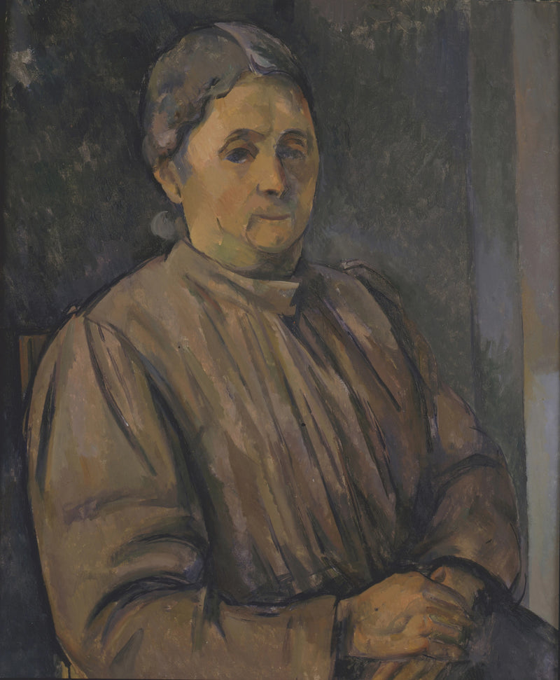Porträt einer Frau - Paul Cézanne